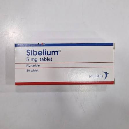 قرص ضدمیگرن سیبلیوم 5 میلی گرم SIBELIUM 5 mg Tablet